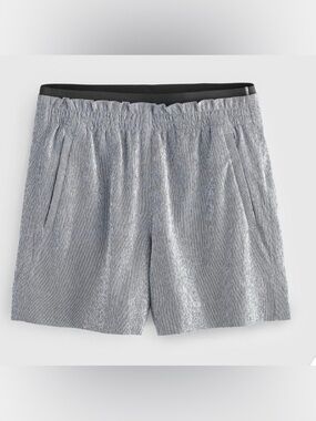 Athleta Eco silver gray athletic shorts size 12